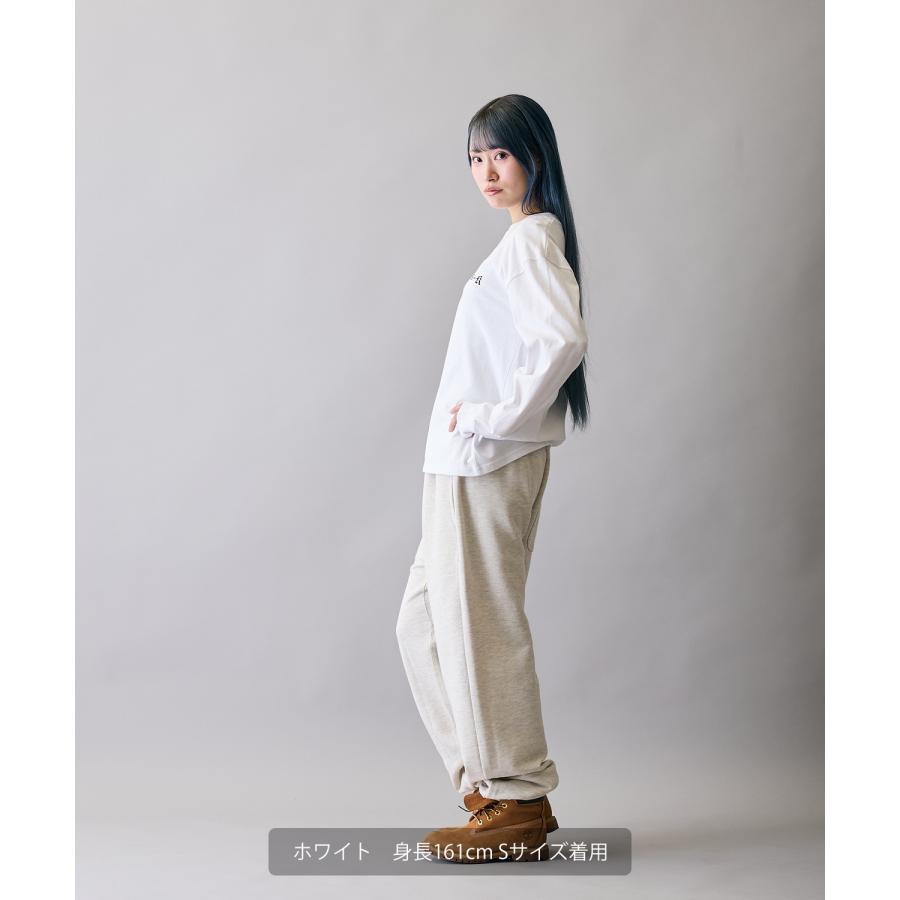 長袖Tシャツ メンズ RUSS-K ラスケー ロンT カットソー プリントTシャツ オーバーサイズ ビッグシルエット カジュアル ストリート  韓国ファッション | improves | 05