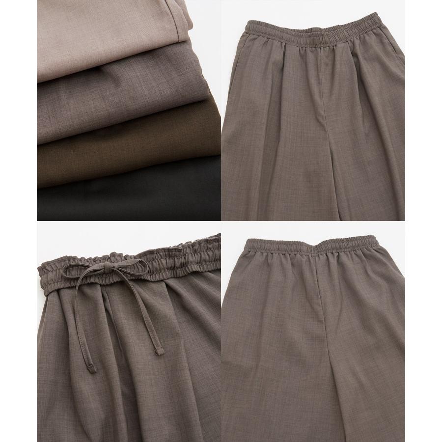 スラックス メンズ ワイドパンツ イージーパンツ タックパンツ きれいめ 大人カジュアル ジェンダーレス ジェンダーフリー シンプル | improves | 16