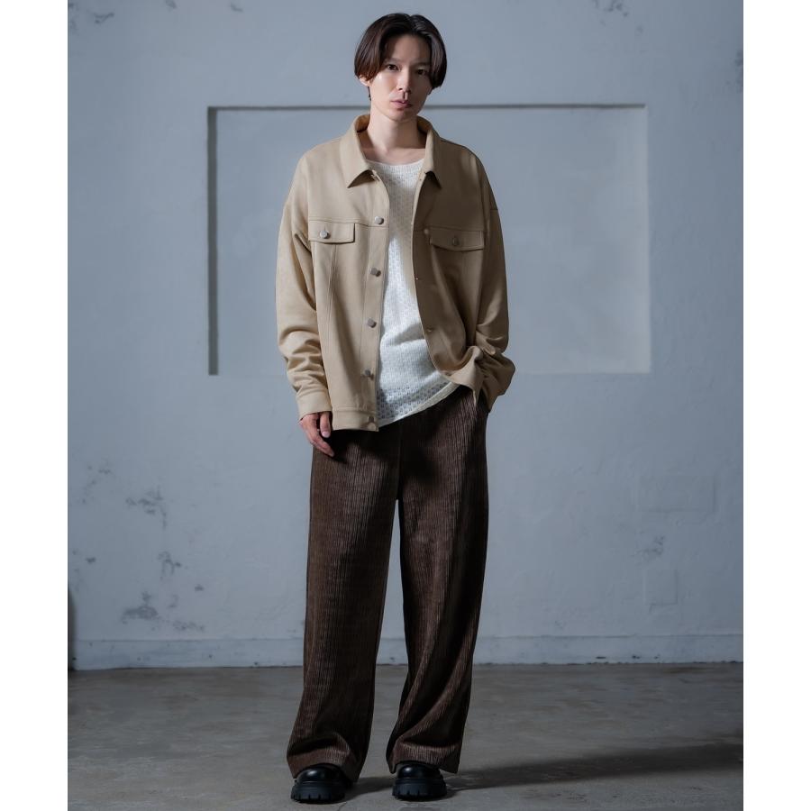 ジャケット メンズ スエード ブルゾン アウター Y2K 90年代 リバイバル ヴィンテージ 2025AW 秋 冬 カジュアル スエードポンチジャケット | improves | 17