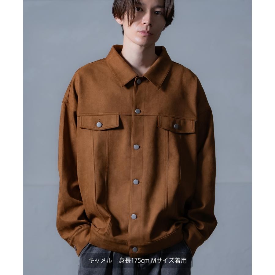 ジャケット メンズ スエード ブルゾン アウター Y2K 90年代 リバイバル ヴィンテージ 2025AW 秋 冬 カジュアル スエードポンチジャケット | improves | 09