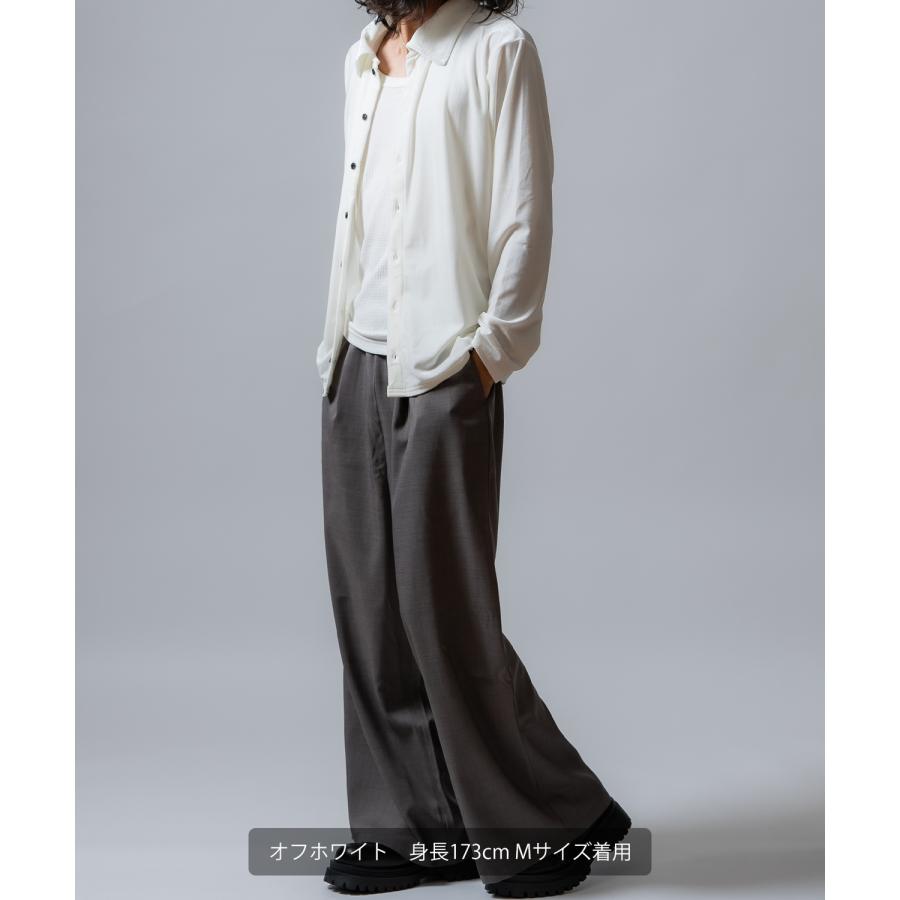 カーディガン メンズ  ベロア素材 セットアップ リラックスウェア ジェンダーレス カジュアル シンプル 大人カジュアル きれいめ ホワイト ブラック ブラウン | improves | 13