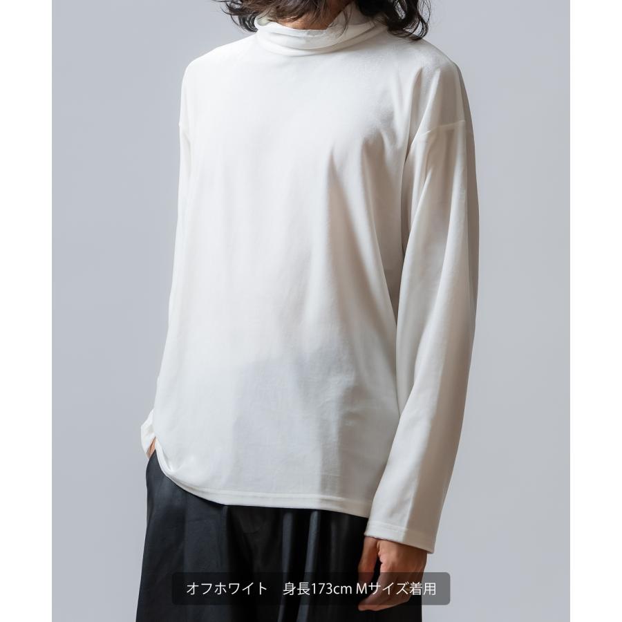 プルオーバー メンズ  ベロア素材 ハイネック セットアップ リラックスウェア ジェンダーレス カジュアル シンプル 大人カジュアル きれいめ | improves | 13