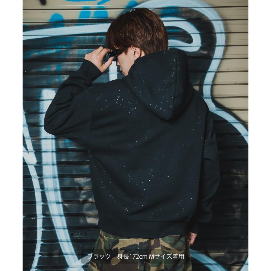 improves（インプローブス） パーカー メンズ ラメ 起毛 大きめ
