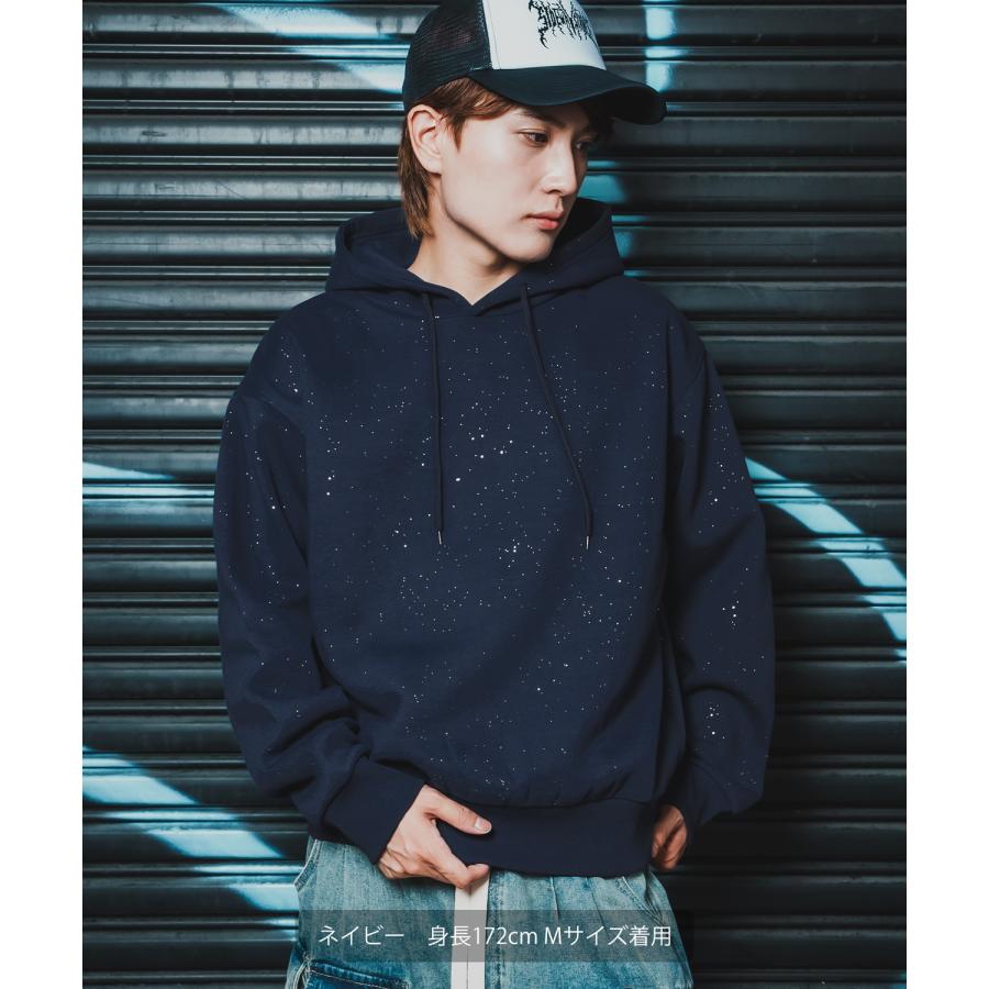 improves（インプローブス） パーカー メンズ ラメ 起毛 大きめ