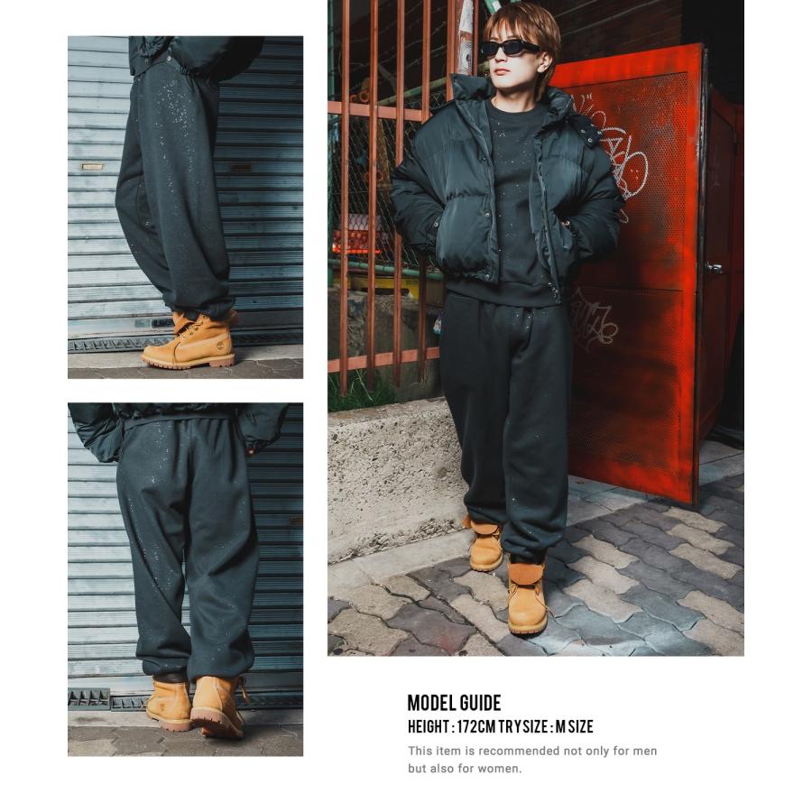 パンツ メンズ ラメ 起毛 大きめ カジュアル スケーター ストリート Y2K 90s 古着MIX 韓国ファッション | improves | 15