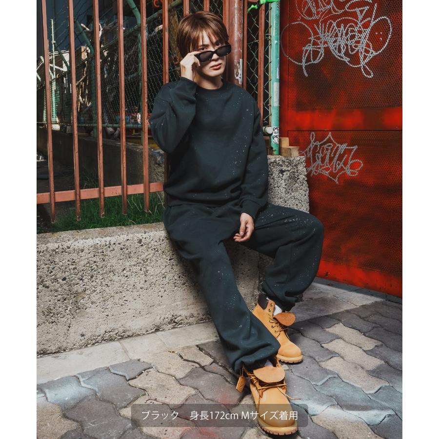 パンツ メンズ ラメ 起毛 大きめ カジュアル スケーター ストリート Y2K 90s 古着MIX 韓国ファッション | improves | 16