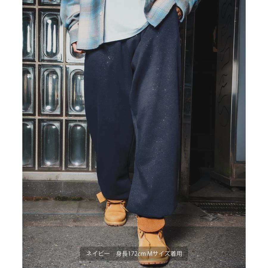 パンツ メンズ ラメ 起毛 大きめ カジュアル スケーター ストリート Y2K 90s 古着MIX 韓国ファッション | improves | 04