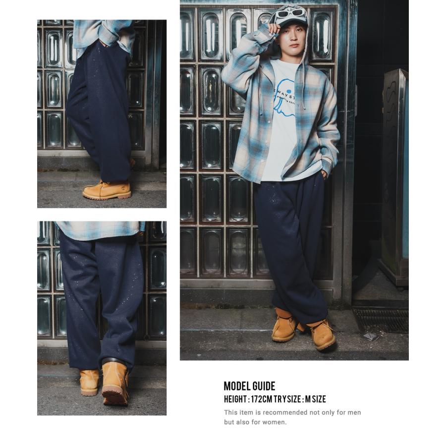 パンツ メンズ ラメ 起毛 大きめ カジュアル スケーター ストリート Y2K 90s 古着MIX 韓国ファッション | improves | 06