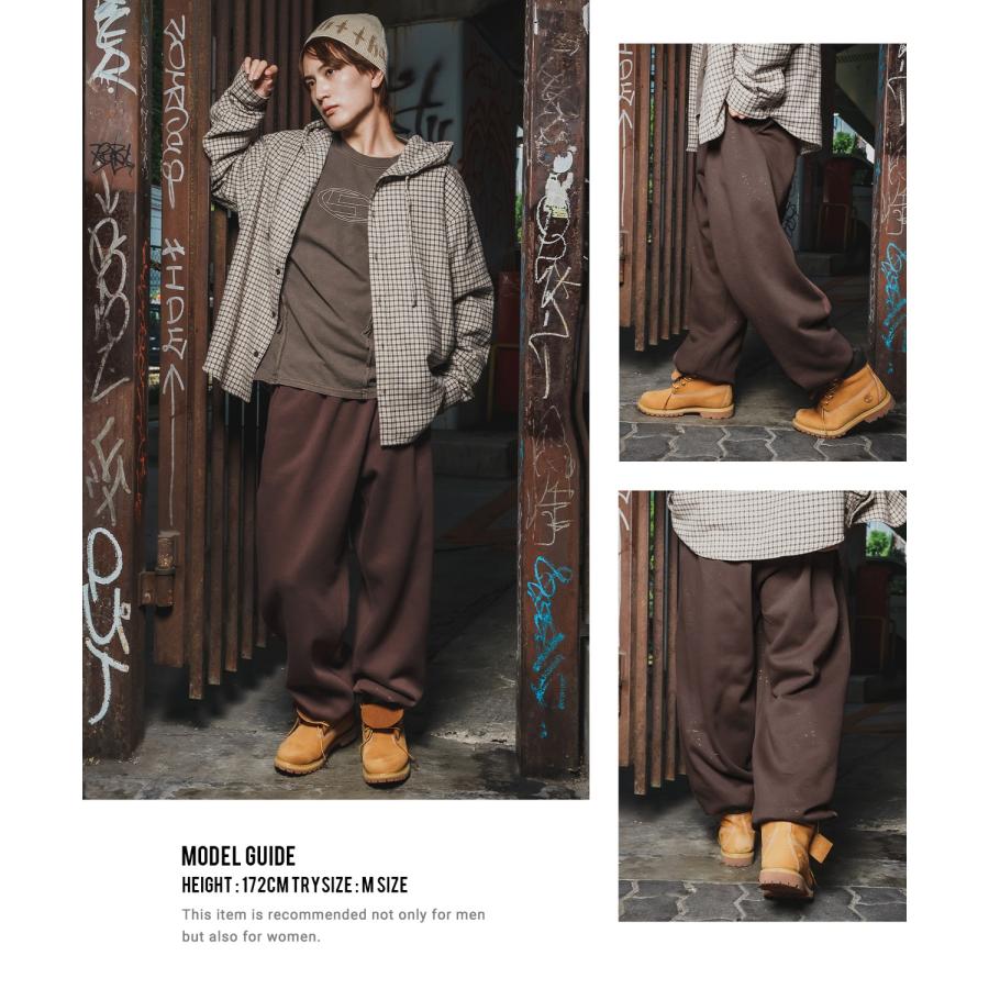 パンツ メンズ ラメ 起毛 大きめ カジュアル スケーター ストリート Y2K 90s 古着MIX 韓国ファッション | improves | 10