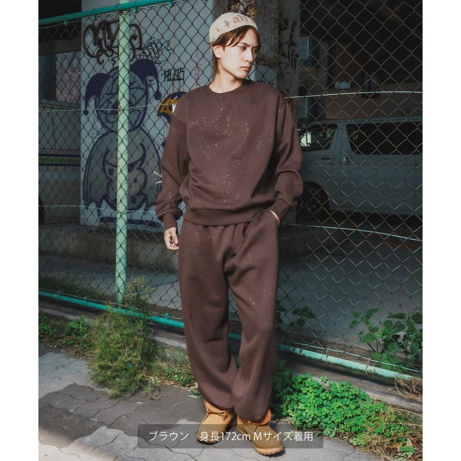 パンツ メンズ ラメ 起毛 大きめ カジュアル スケーター ストリート Y2K 90s 古着MIX 韓国ファッション | improves | 12