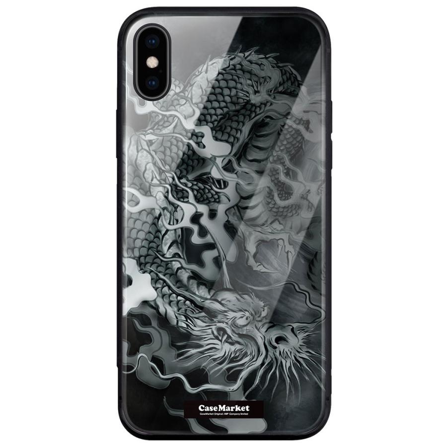 iPhone XR (iPhoneXR) 龍の咆哮 黒龍 昇り竜 0061 黒龍｜impstore