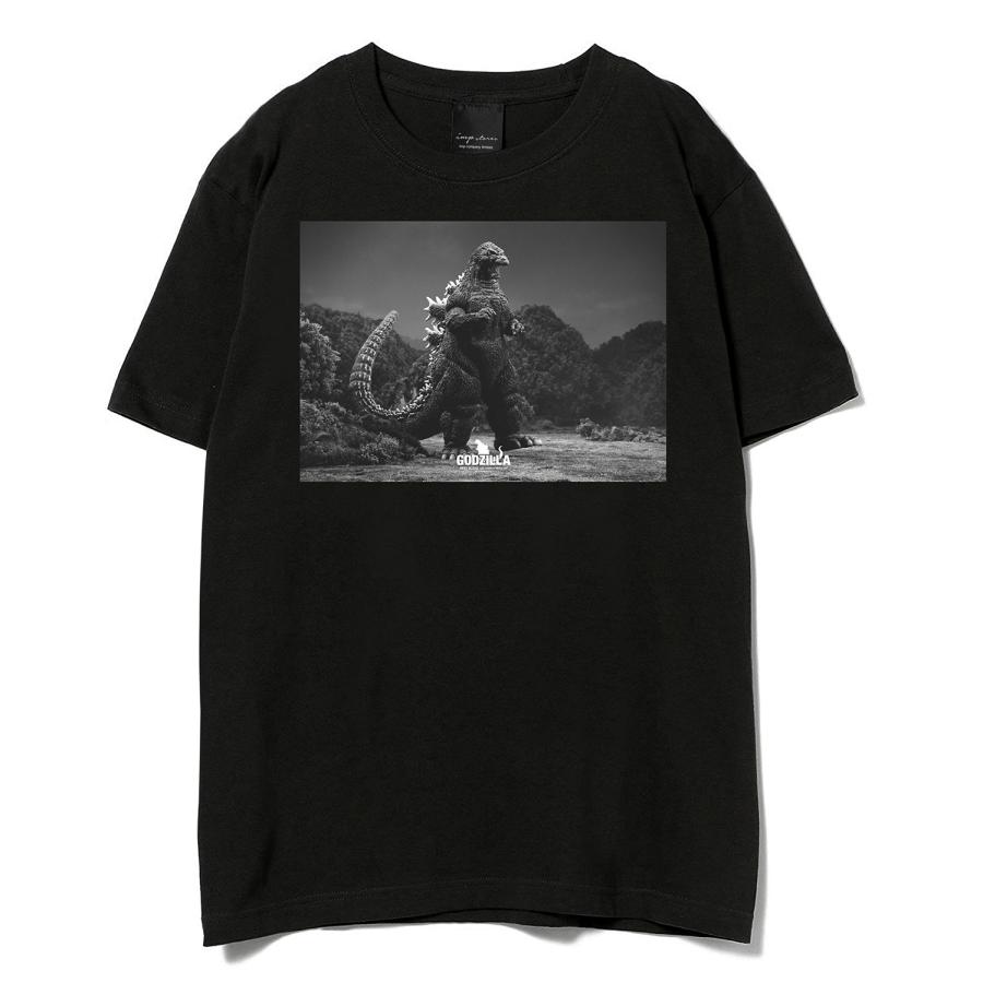 ゴジラ グラフィック Tシャツ ブラック サイズS 期間限定販売 2026年7月末まで】ゴジラ百景 グラフィック Tシャツ