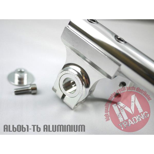 マグラ　セパハン　37パイ　刀　GSX-750S 1100S 37mm セパハン セパレートハンドル 37パイ 銀 シルバー HIGH角度