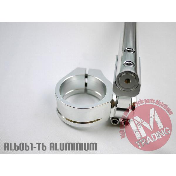 セパハン 41パイ 39パイ 41mm 39mm 41φ 39φ銀 シルバー HIGH角度調節