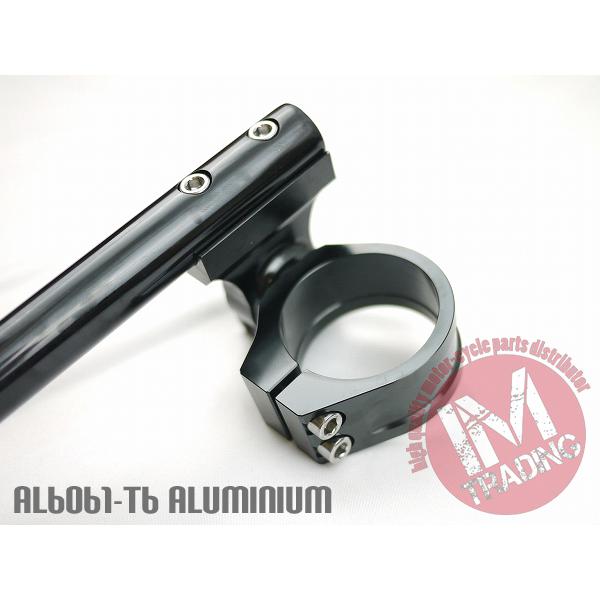 セパハン41 黒銀 カワサキ 汎用 セパレートハンドル 41mm 41パイ セパハン キット