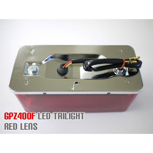GPZ400F GPZ400F2 Z400GP LEDテールランプレッドレンズ ポン付け GPZ400F GPZ400F2 Z400GP LEDテールランプレッドレンズ ポン付け