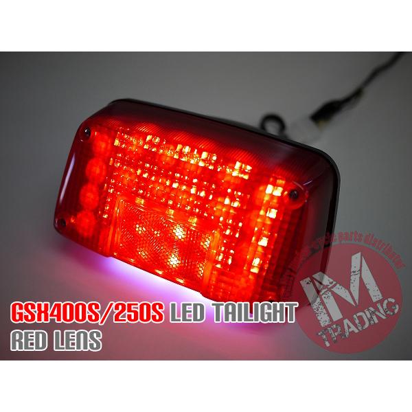 GSX400Sカタナ GSX250Sカタナ用LEDテールランプ クリアレンズ 刀