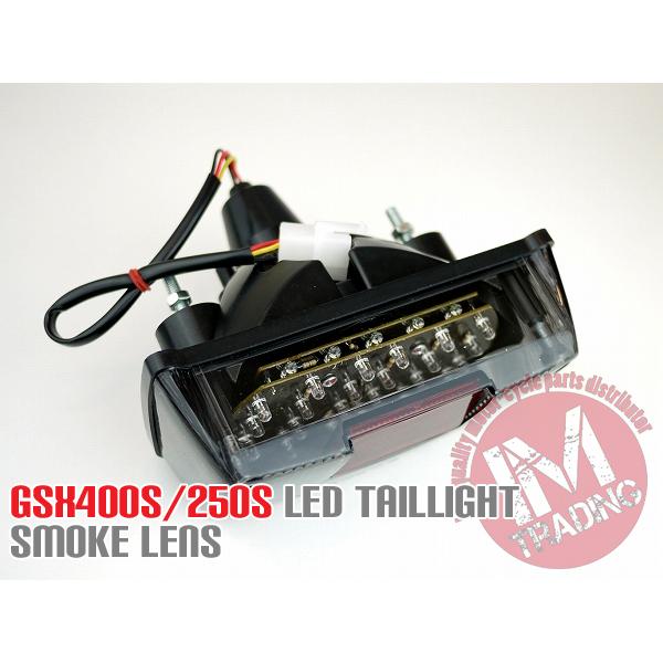 GSX250S、GSX400S用、LEDウインカー付スモークテールランプ 楽天市場】GSX400Sカタナ GSX250Sカタナ用LEDウインカー付き