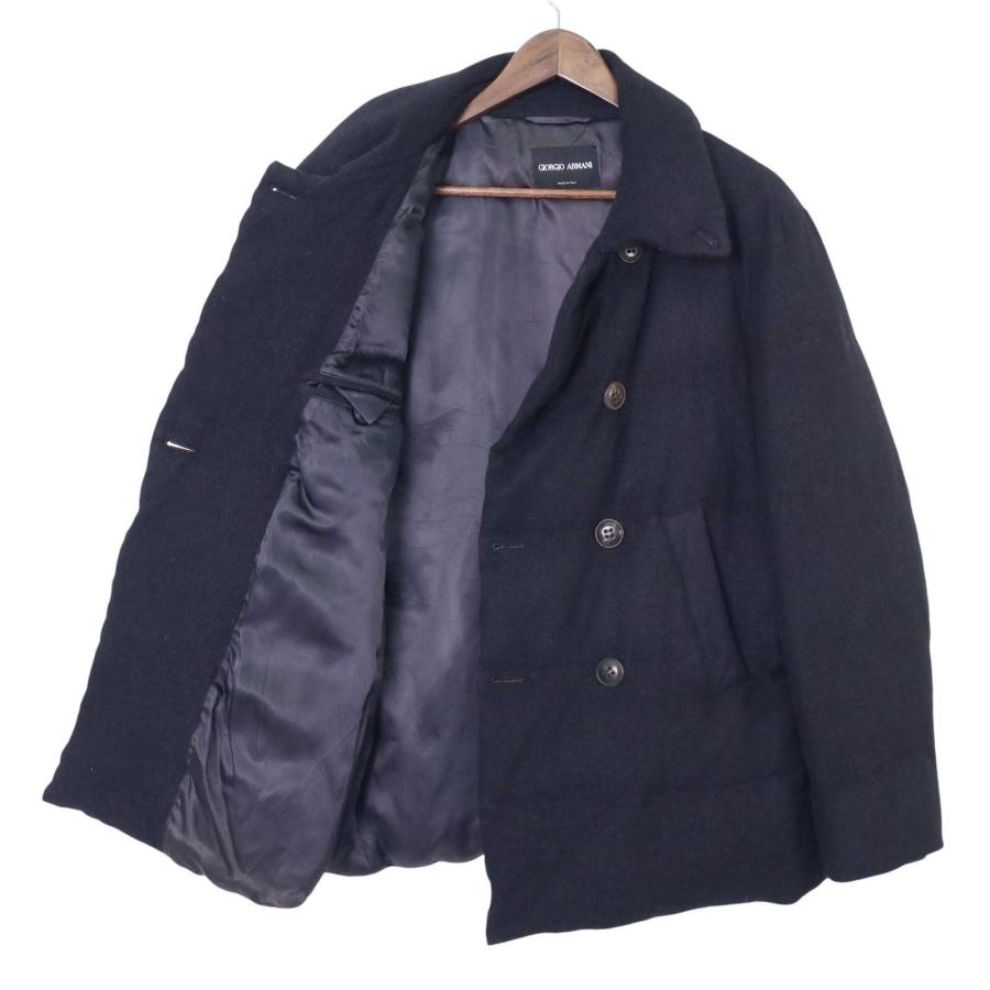 GIORGIO ARMANI ジョルジオアルマーニ カシミヤ入り ダウンダブル
