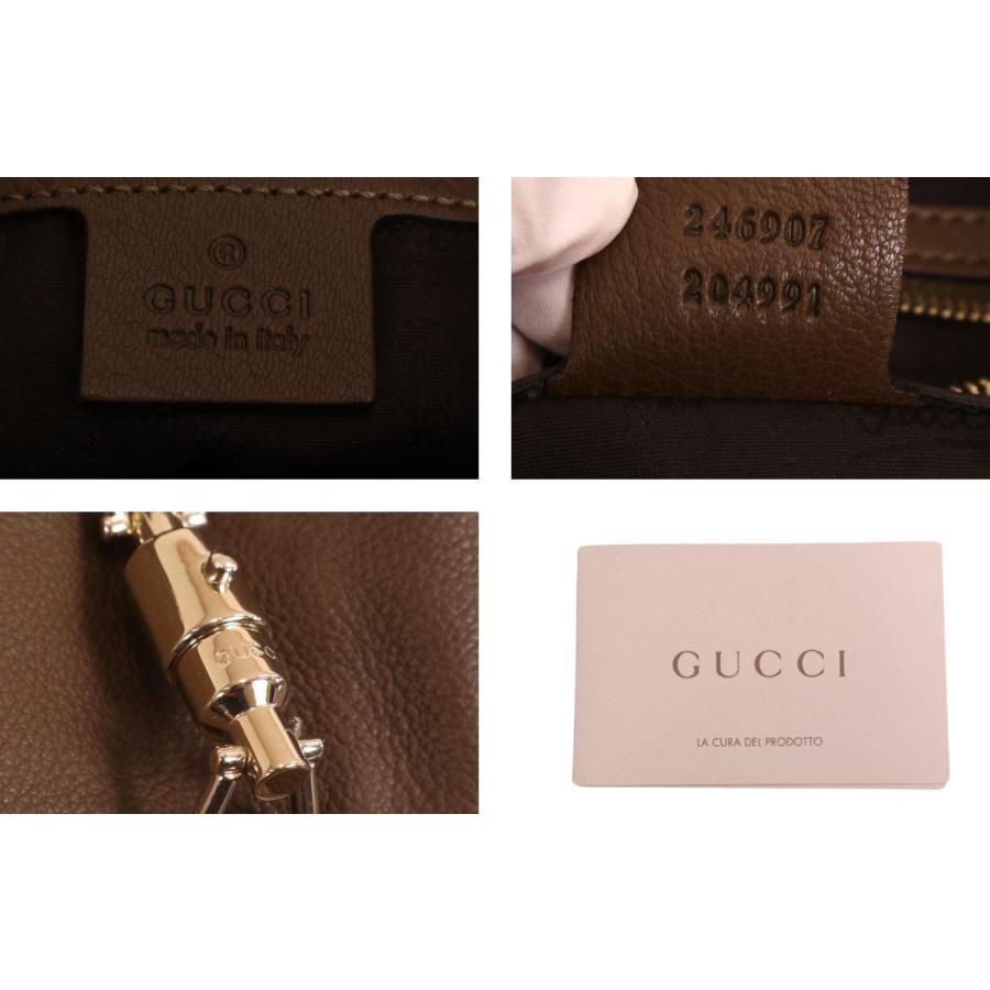 GUCCI グッチ ニュージャッキー レザーショルダーバッグ 246907 204991｜imu-ys｜09