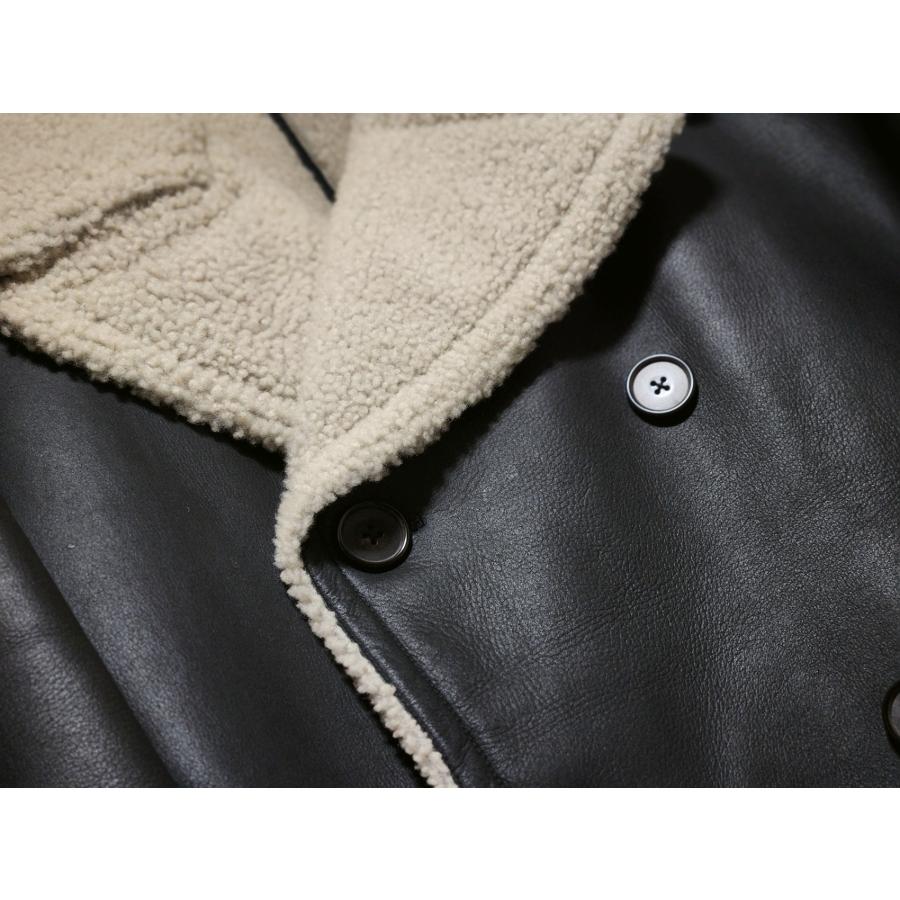 HERMES エルメス ムートンコート AGNEAU LAMBSKIN ANINO : アイム