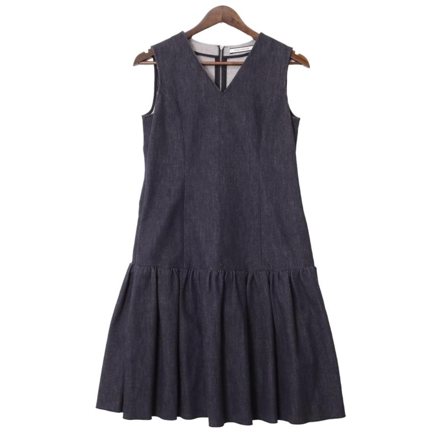 【ほぼ未使用】FOXEY NEWOYRK/デニム/ワンピース/ノースリーブ FOXEY NEWYORK ノースリーブデニムワンピース 39368 : アイム