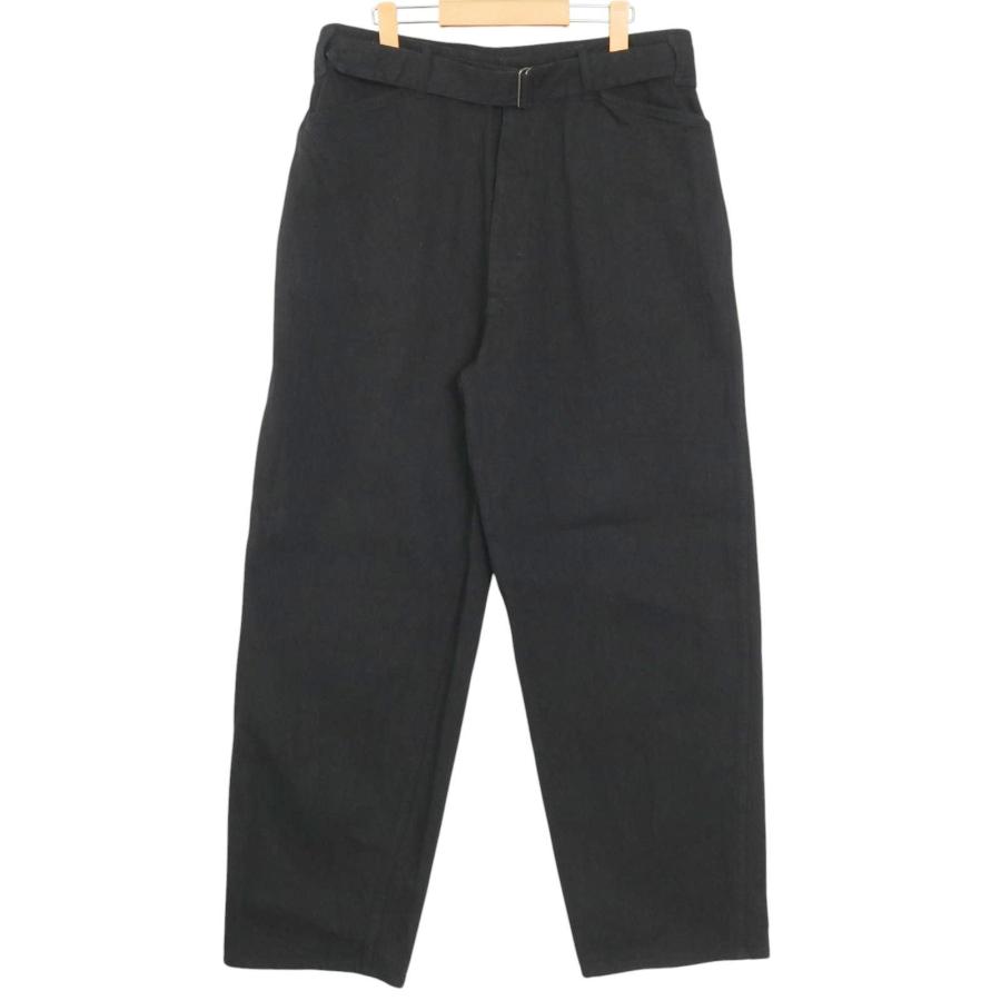 COMOLI（コモリ） デニム ベルテッドパンツ B01-03001