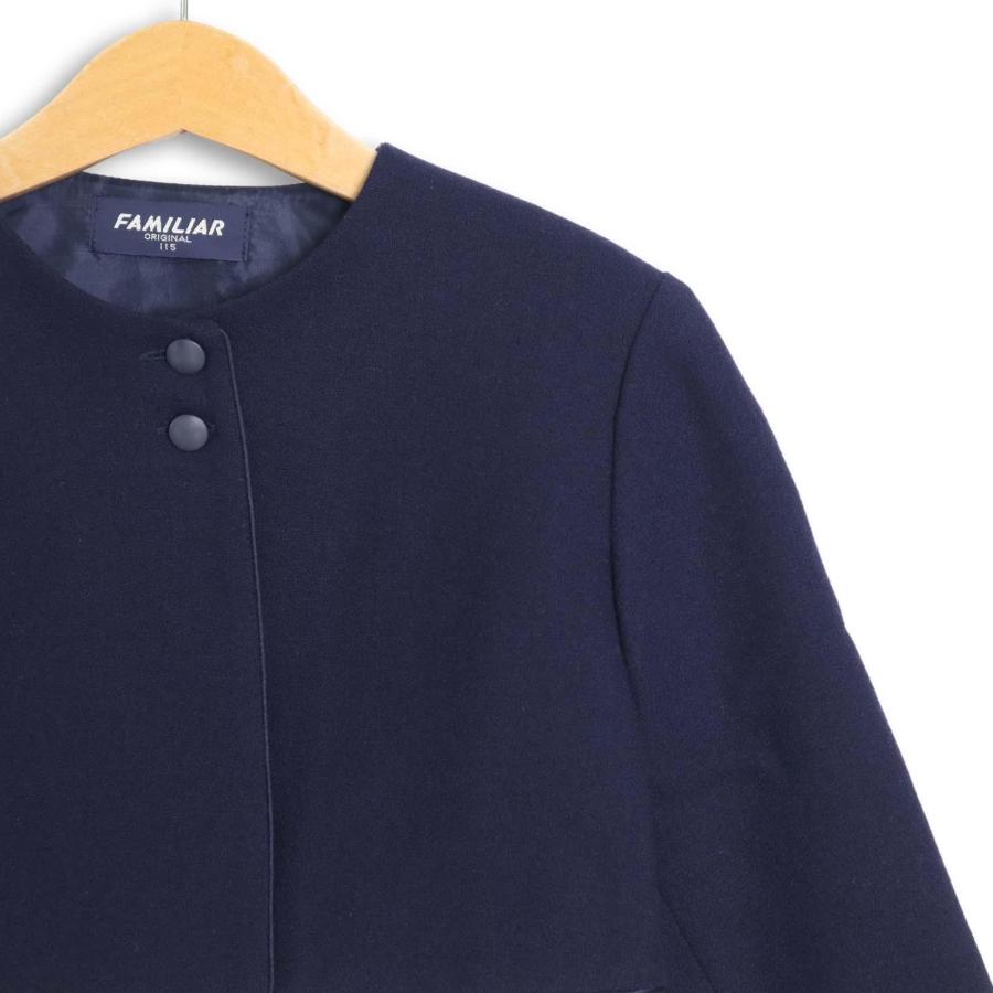 キッズ服(100cm~) ファミリア familiar ネイビー アンサンブル 115