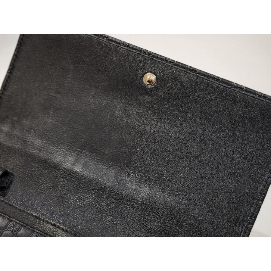 GUCCI グッチ マイクログッチシマ 2wayレザー ウォレットバッグ