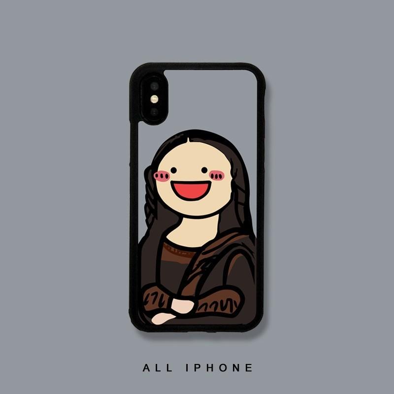 スマホケース Iphone12 Iphone11 11pro Xr Xs Iphonex Iphone7 8 Se2 ケース イラスト 名作 モナリザ カワイイ 可愛い キャラクター 送料無料 耐衝撃 滑り止め A0005 Imukat 通販 Yahoo ショッピング