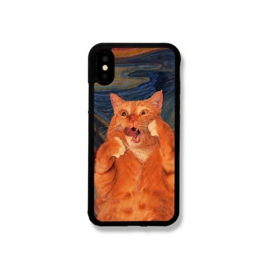 Iphone 11 ケース Iphone 11pro ケース 猫柄 カバー 名作 猫 面白い おもしろ イラスト 可愛い キャラクター ネコ 絵画 薄型 軽量 耐衝撃 A001 1 Imukat 通販 Yahoo ショッピング