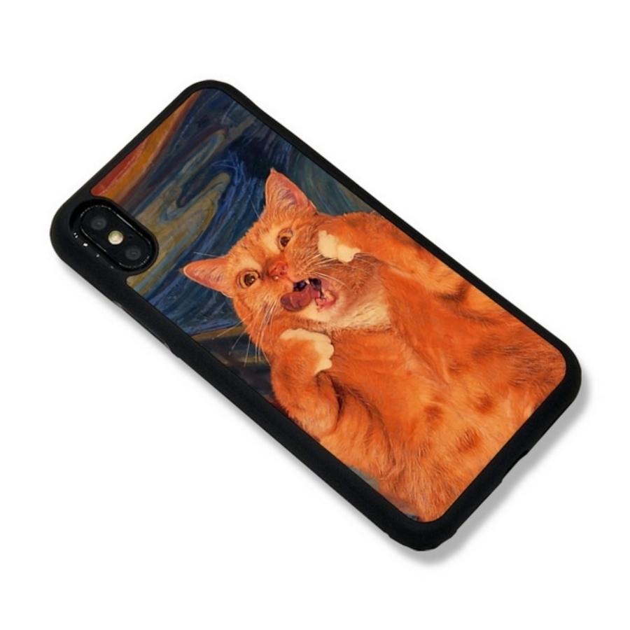 Iphone 11 ケース Iphone 11pro ケース 猫柄 カバー 名作 猫 面白い おもしろ イラスト 可愛い キャラクター ネコ 絵画 薄型 軽量 耐衝撃 A001 1 Imukat 通販 Yahoo ショッピング
