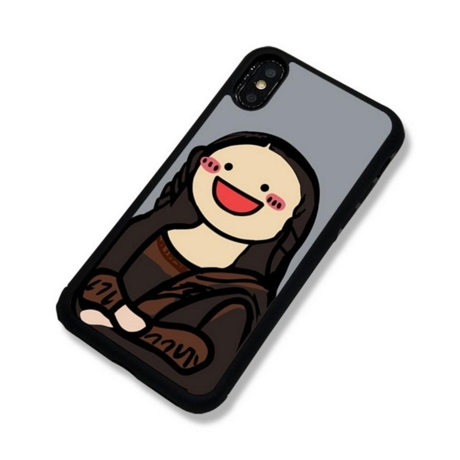 iPhone XR ケース iPhone XS ケース イラスト 名作 モナリザ カワイイ アイホン X ケース 可愛い キャラクター レディース 女の子 軽い 滑り止め｜imukat-store｜03