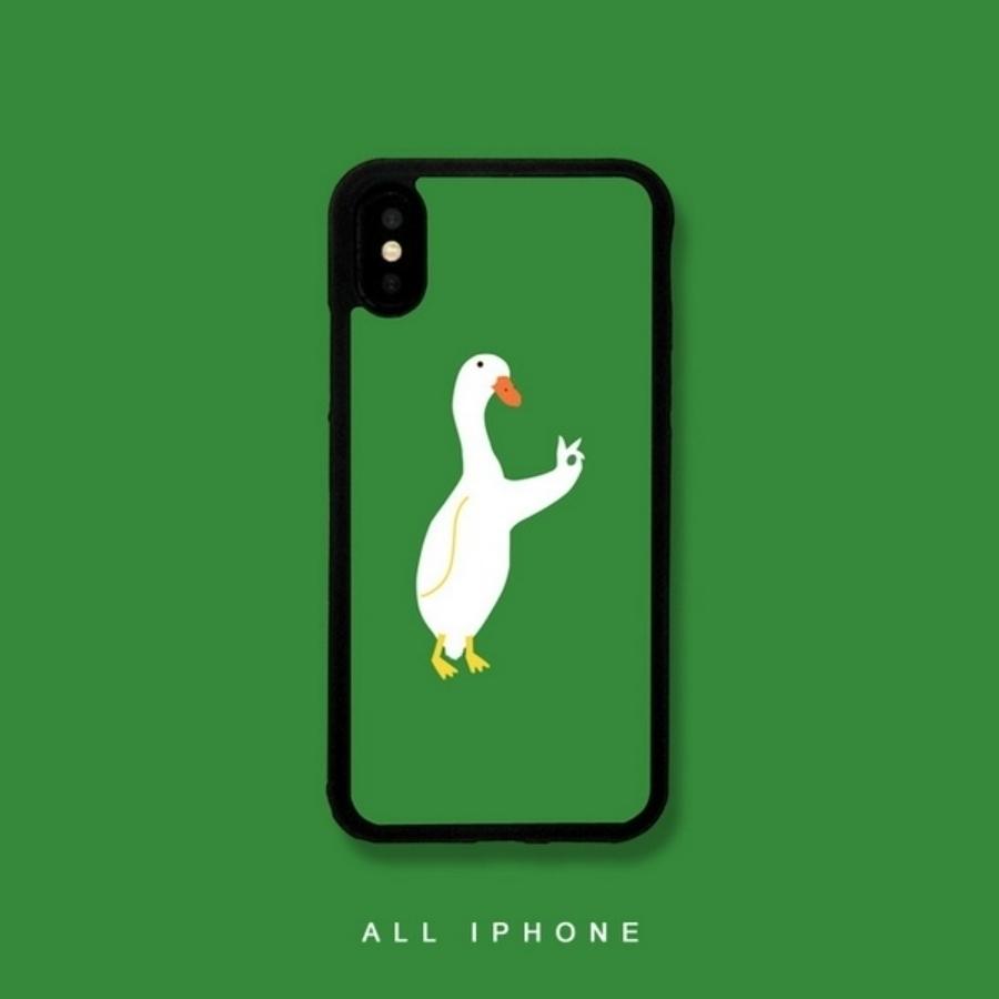Iphone 8 ケース ハクチョウ Iphone 7 ケース Ok Iphone Se2 ケース オッケー イラスト Iphone 8plus ケース 面白い キャラクター ダック 軽量 耐衝撃 滑り止め A016 5 Imukat 通販 Yahoo ショッピング
