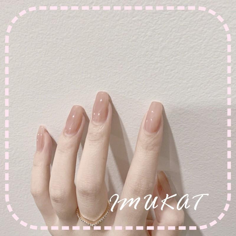 ネイルチップ 薄いピンク 光沢感 大人 ネイルシール 優しい おしゃれ 結婚式 成人式 ネイルチップ ピンク 送料無料 Na 198 Imukat 通販 Yahoo ショッピング