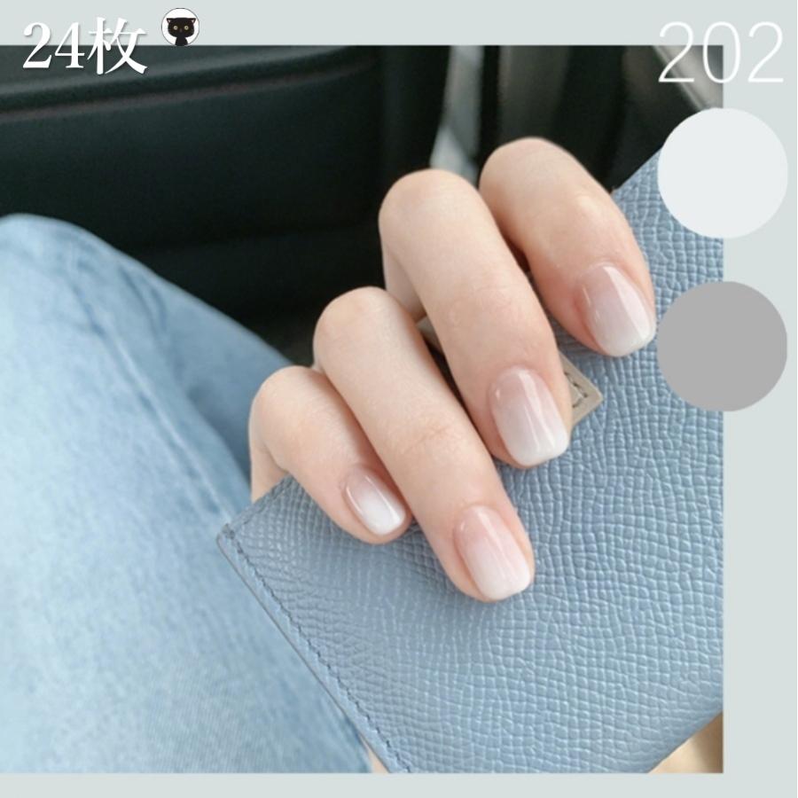 ネイルチップ クリア 透明 グラデーション オイル感 ブライダル 結婚式 時短ネイル 貼るネイル ウエディング モデル つけ爪 ギフト おしゃれ レディース Na045 Imukat 通販 Yahoo ショッピング