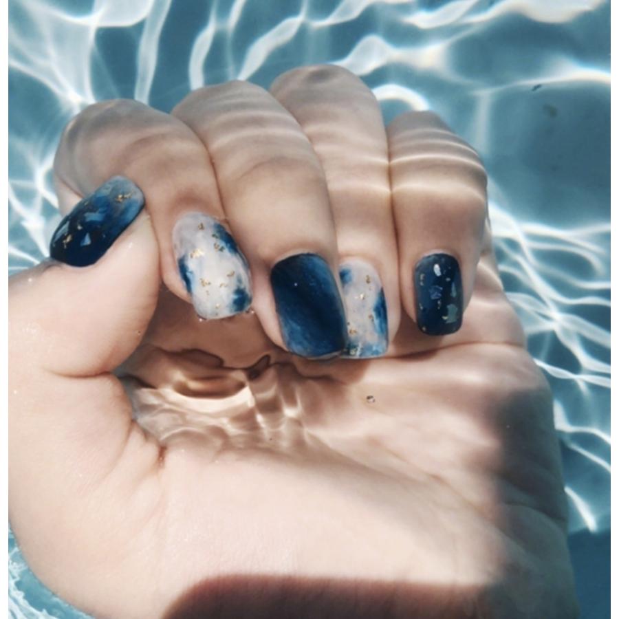 ネイルチップ 飾り ブルー パーティー ブライダル 結婚式 時短ネイル 貼るネイル ウエディング ギフト プレゼント つけ爪 レディース 人気 おしゃれ カワイイ 柄 Na049 Imukat 通販 Yahoo ショッピング