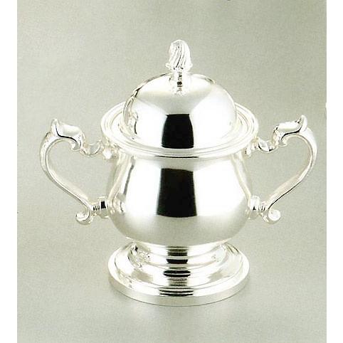 早川シルバー シュガーポット 7人用 C型 洋白（ニッケルシルバー