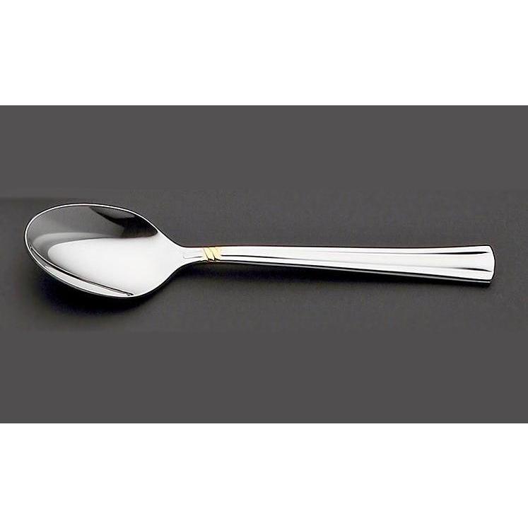 ラッキーウッド エメラルド金彩 コーヒースプーン 5本18-10 ラッキーウッド エメラルド金彩 コーヒースプーン 5本18-10