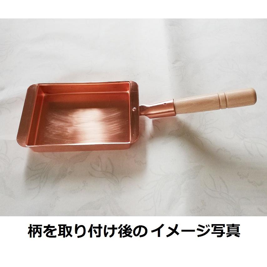 銅製 玉子焼器 関西型１３.５ｃｍ錫メッキ無板厚約１.２ｍｍ日本製 銅製 玉子焼器 関西型 13.5cm 板厚約1.2mm錫メッキ無 業務用