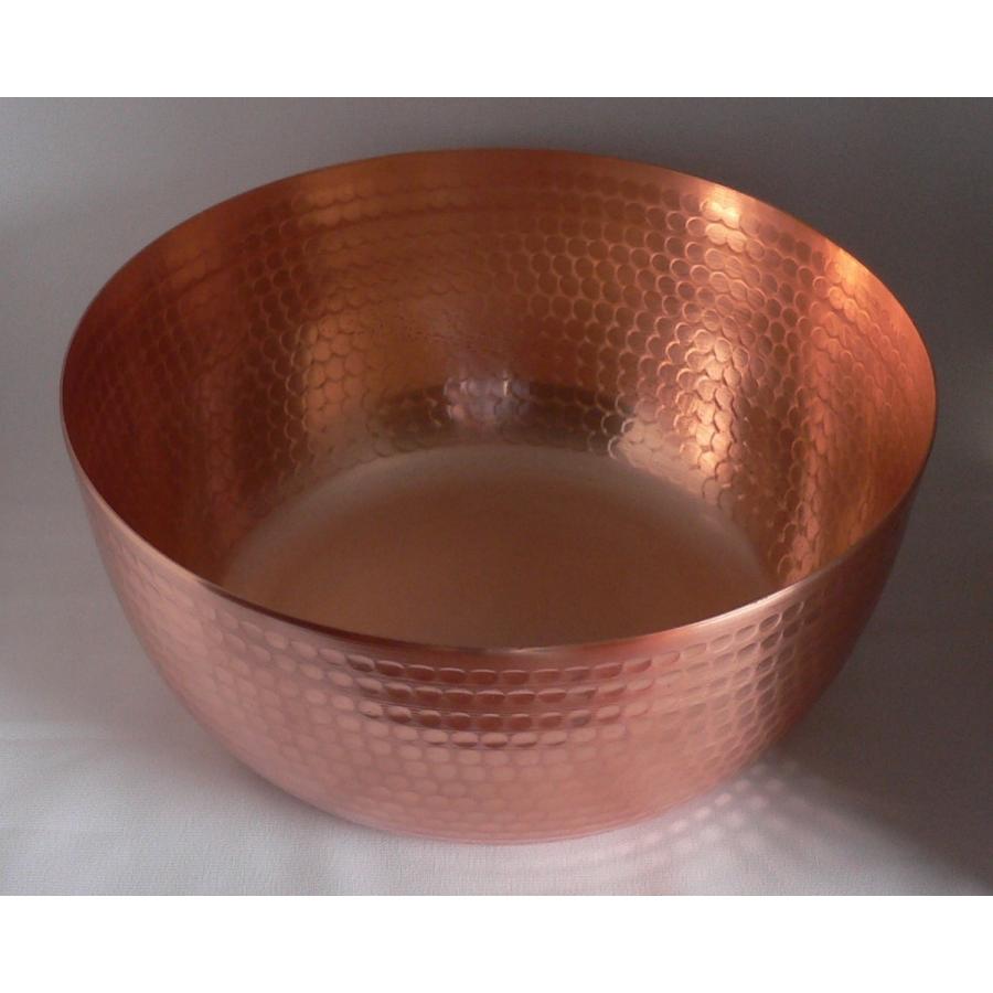 銅製 鎚目打出し 矢床鍋 約径２４ｃｍ（４．５Ｌ）業務用仕様 日本製_1