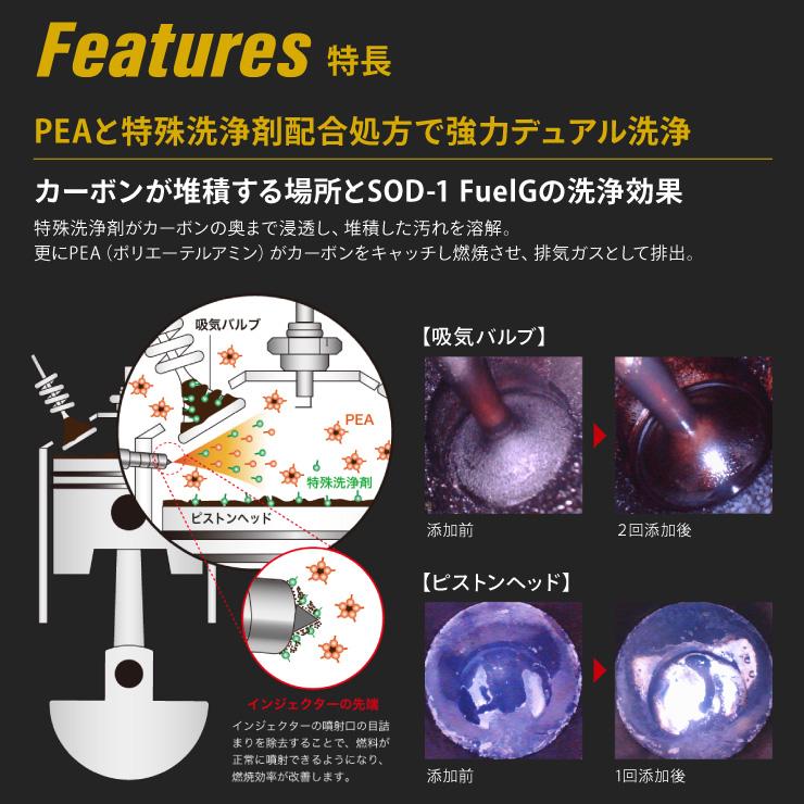 SOD-1 FuelG エスオーディーワンフューエルジー 150ml×2本 ガソリン添加剤 D1ケミカル |  | 03