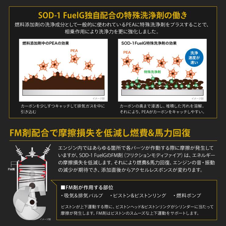 SOD-1 FuelG エスオーディーワンフューエルジー 150ml×2本 ガソリン添加剤 D1ケミカル |  | 04