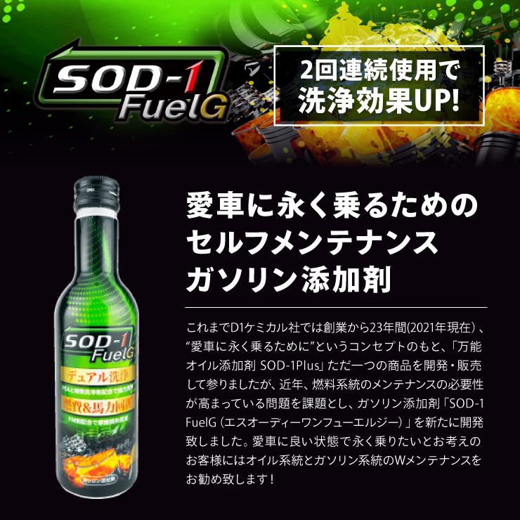 SOD-1 FuelG エスオーディーワンフューエルジー 150ml×4本 ガソリン