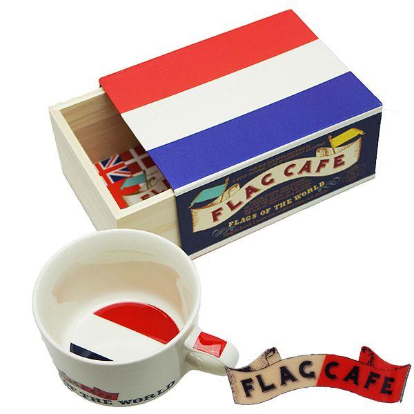 フラッグカフェ　マグカップ　オランダ｜in-gift