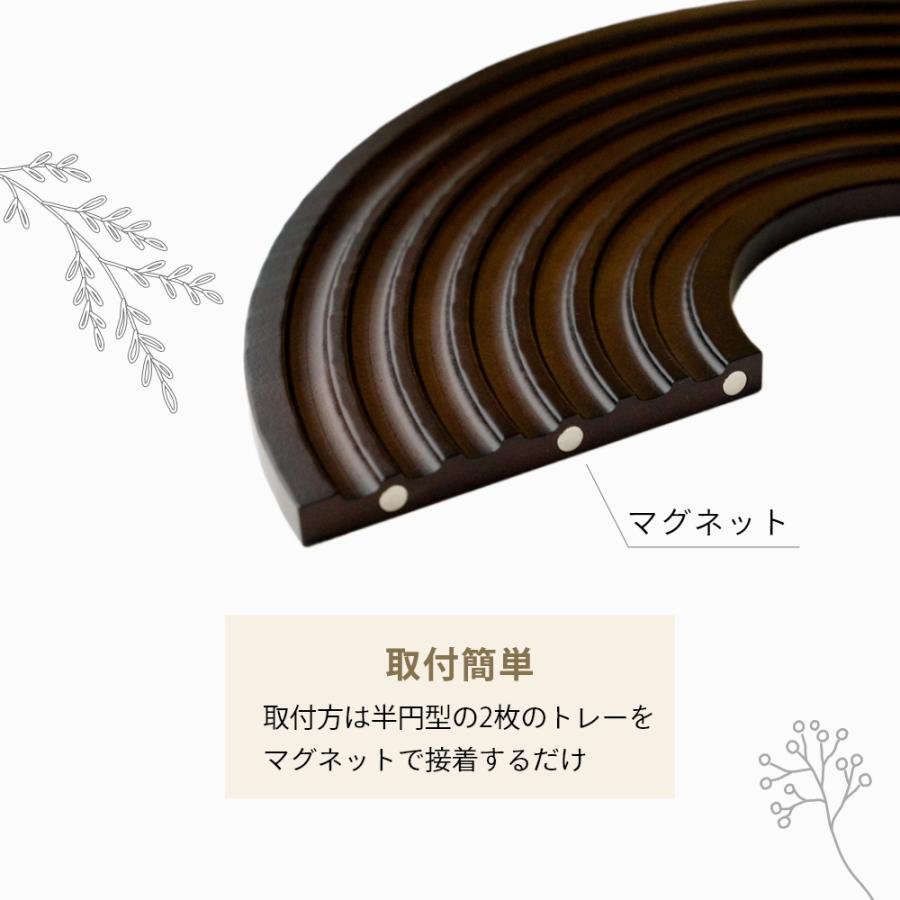 amabro（アマブロ） 鉢カバー ウッドサークルトレイ プランターカバー