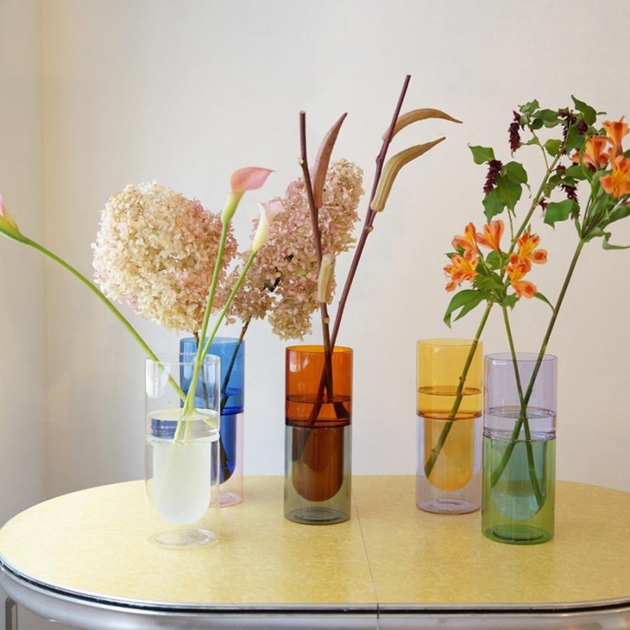 amabro（アマブロ） DW VASE ダブルウォール ベース Lサイズ 二重構造