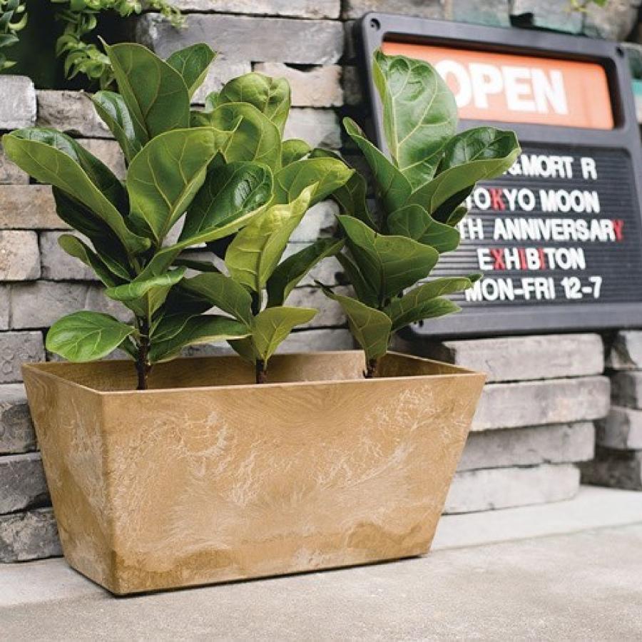 新品　アートストーン スクエアプランター 37cm ブラック　5個セット 楽天市場】【10月15日は最大P10倍祭】【楽天ランキング1位受賞