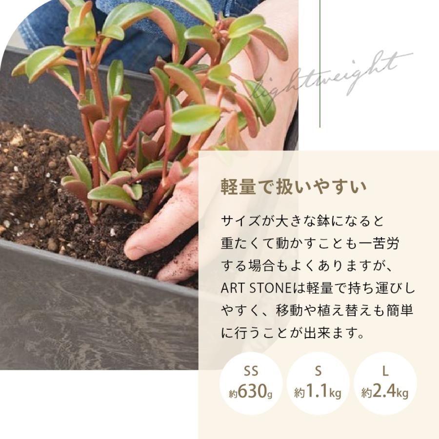 amabro（アマブロ） アートストーン トール TALL 鉢 Sサイズ 植木鉢