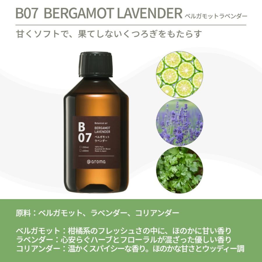 アットアロマ ボタニカルエアー エッセンシャルオイル 精油 250ml B07